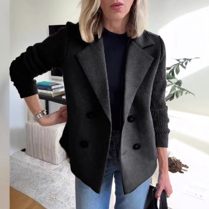 Alona Women’s Sweater Blazer – Double-Knit Cardigan Jacket