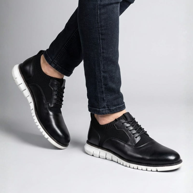 Hernando Genuine Leather Lace-Up Shoes – Casual Brogue Dress Shoes