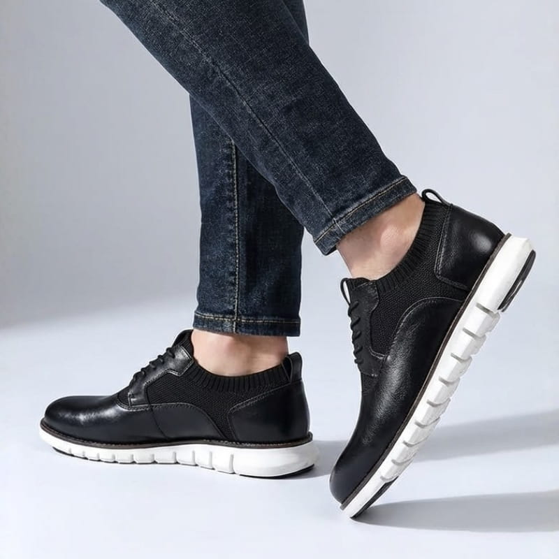 Hernando Genuine Leather Lace-Up Shoes – Casual Brogue Dress Shoes