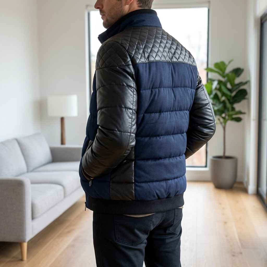 Héctor Men’s Puffer Jacket – Warmth Quilted Coat