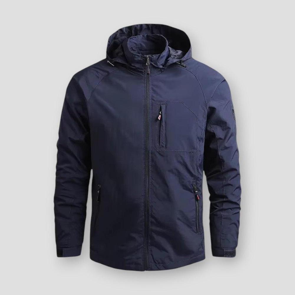 Logan Men’s Hooded Jacket – Waterproof Windbreaker Jacket