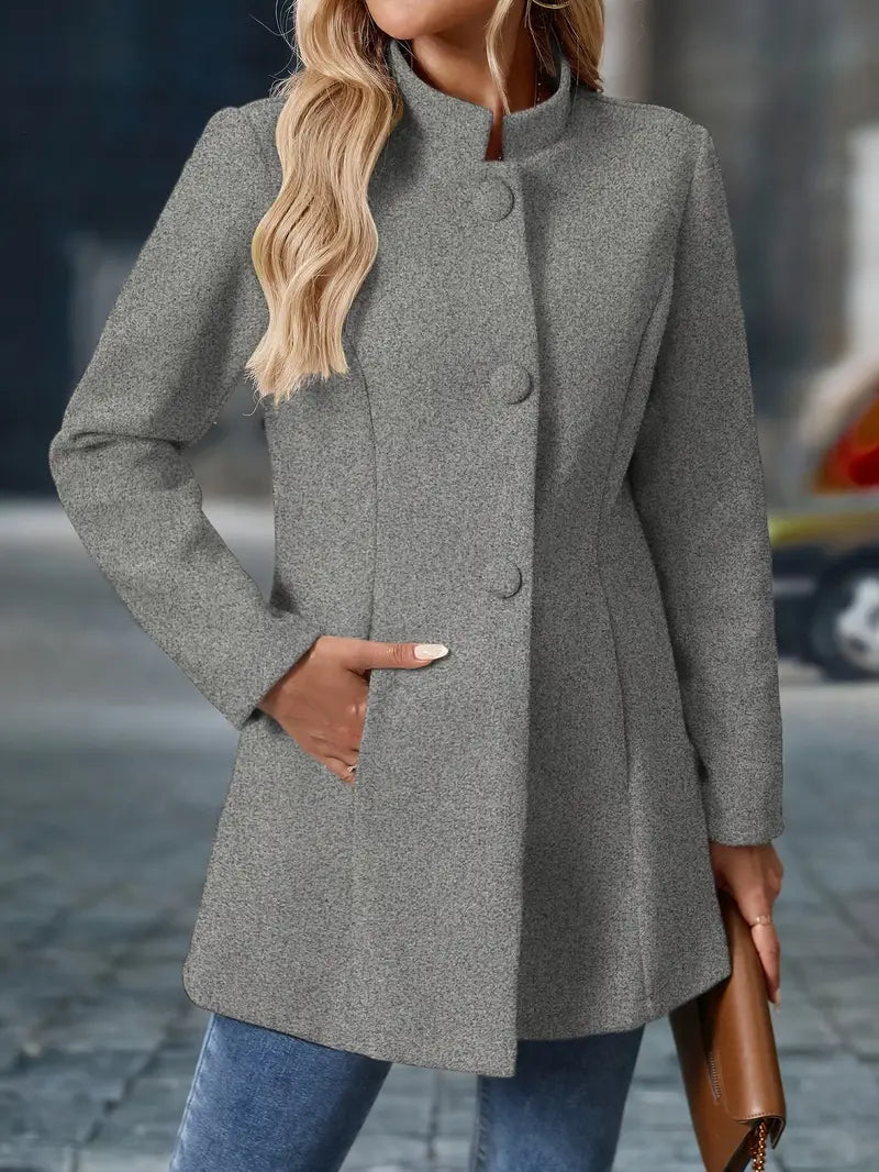 Enrequita Women’s Blazer – Tailored Jacket with Button Front Closure
