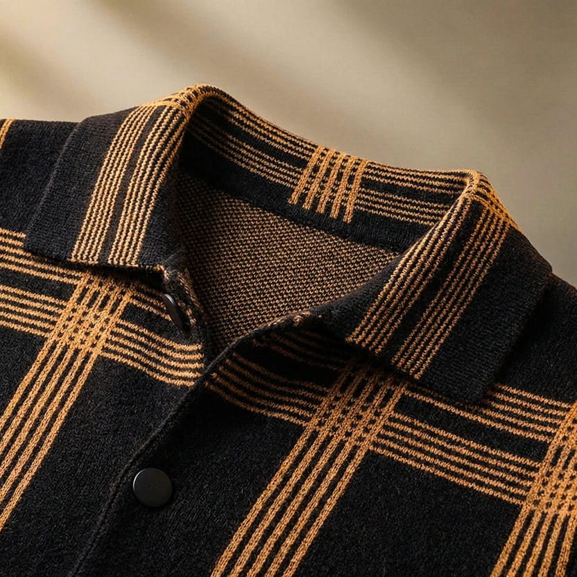 Darius Men’s Wool Knit Cardigan