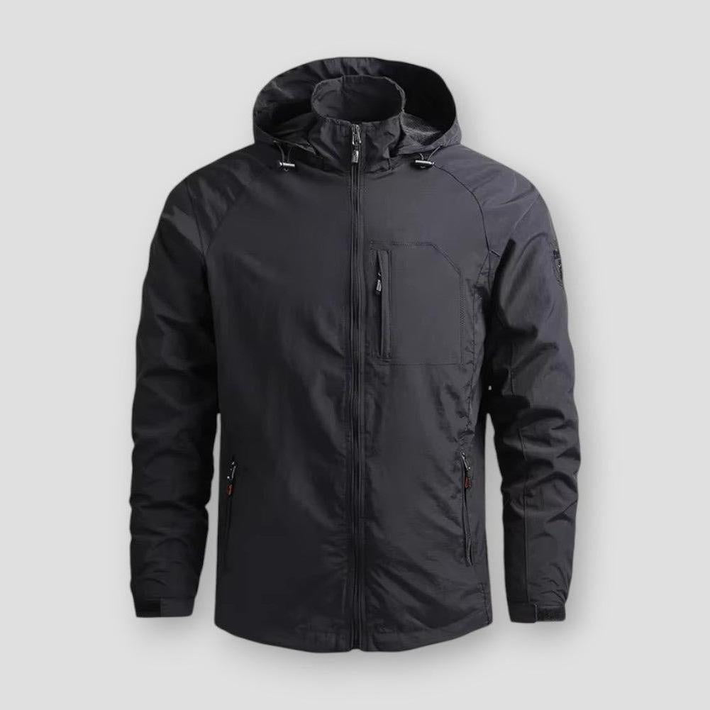 Logan Men’s Hooded Jacket – Waterproof Windbreaker Jacket