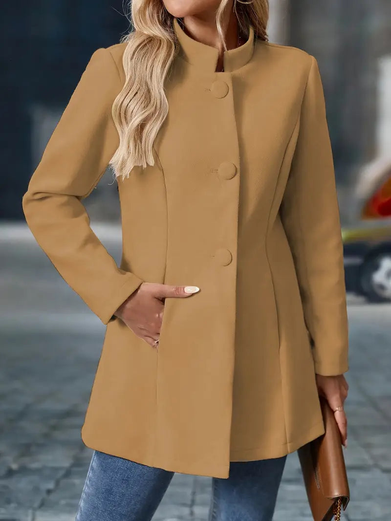 Enrequita Women’s Blazer – Tailored Jacket with Button Front Closure