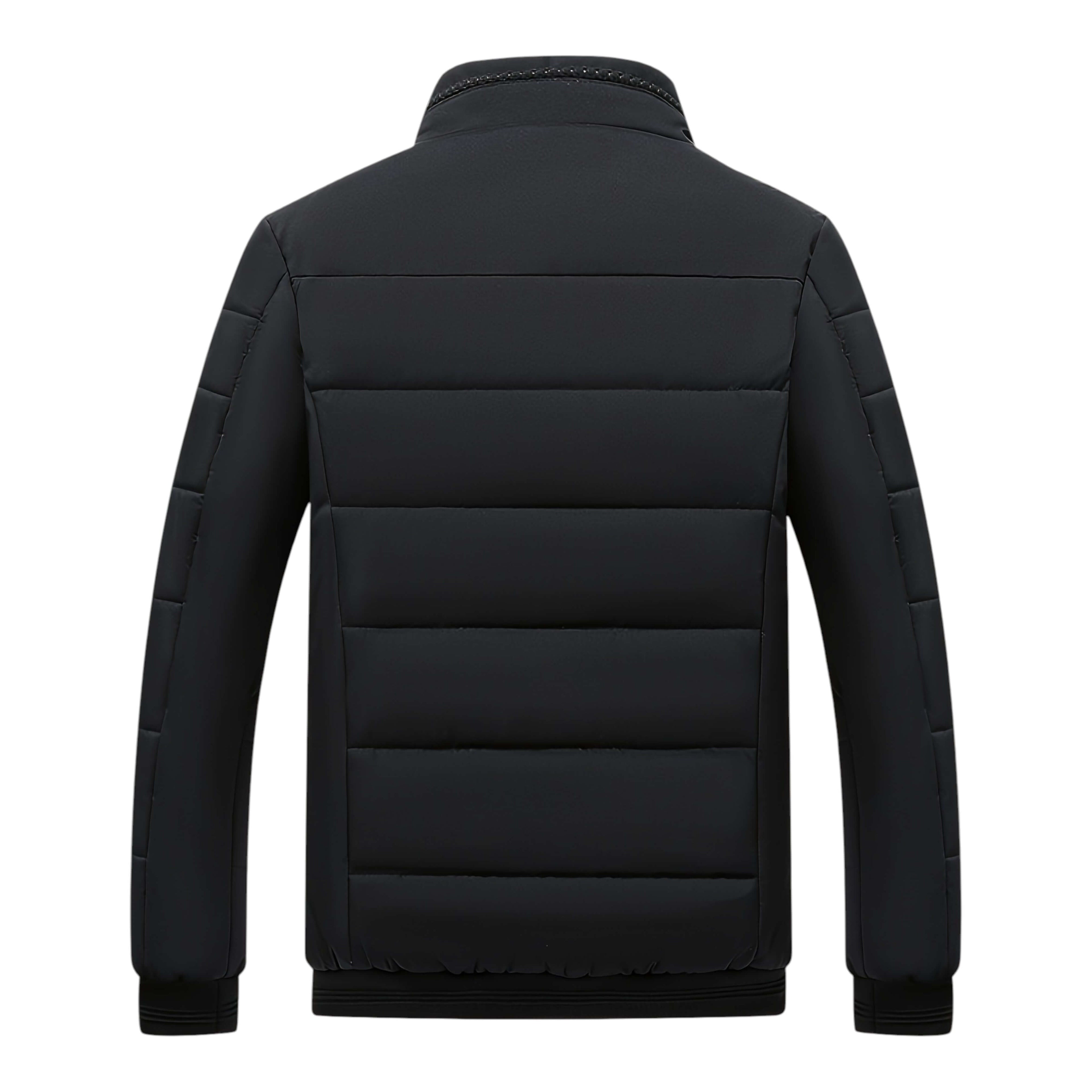 Nathan Men’s Puffer Jacket – High-Collar Structured Winter Jacket