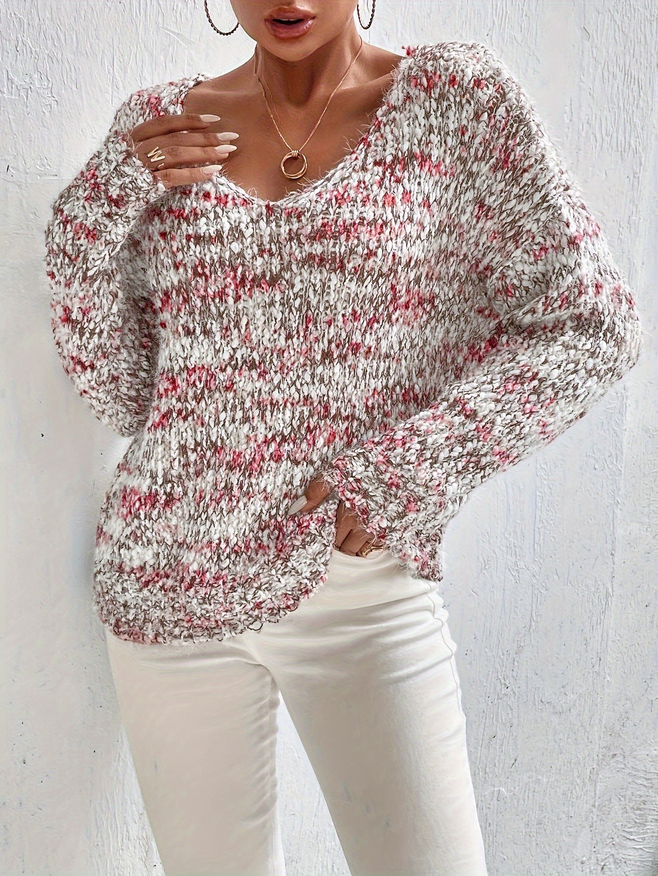 Mara Women’s Knit Sweater – Soft Cotton Blend Jumper