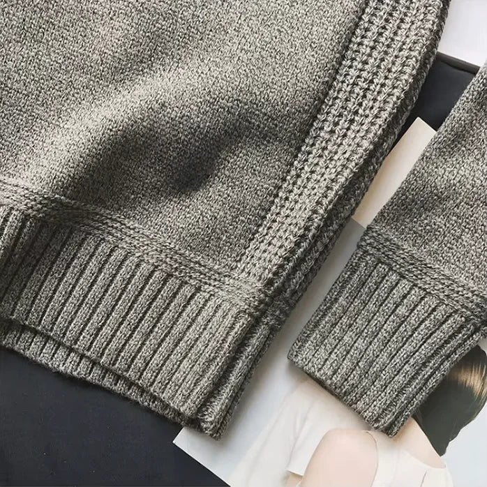 Marco Men’s Merino Wool Sweater – Polo Style for All-Season Wear