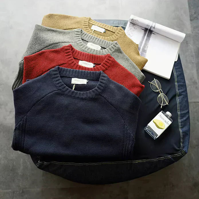 Marco Men’s Merino Wool Sweater – Polo Style for All-Season Wear