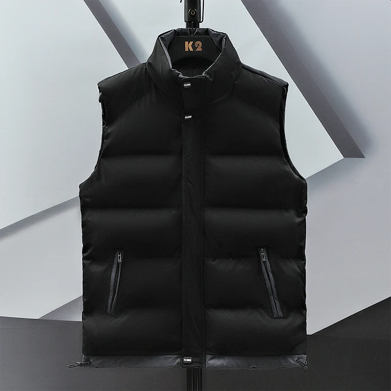 Liam Men’s Puffer Vest – Ultra-Lightweight Down-Vest with High Collar