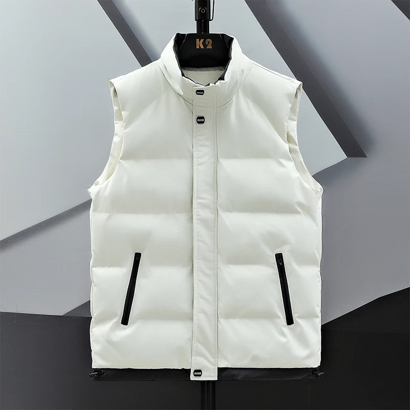 Liam Men’s Puffer Vest – Ultra-Lightweight Down-Vest with High Collar