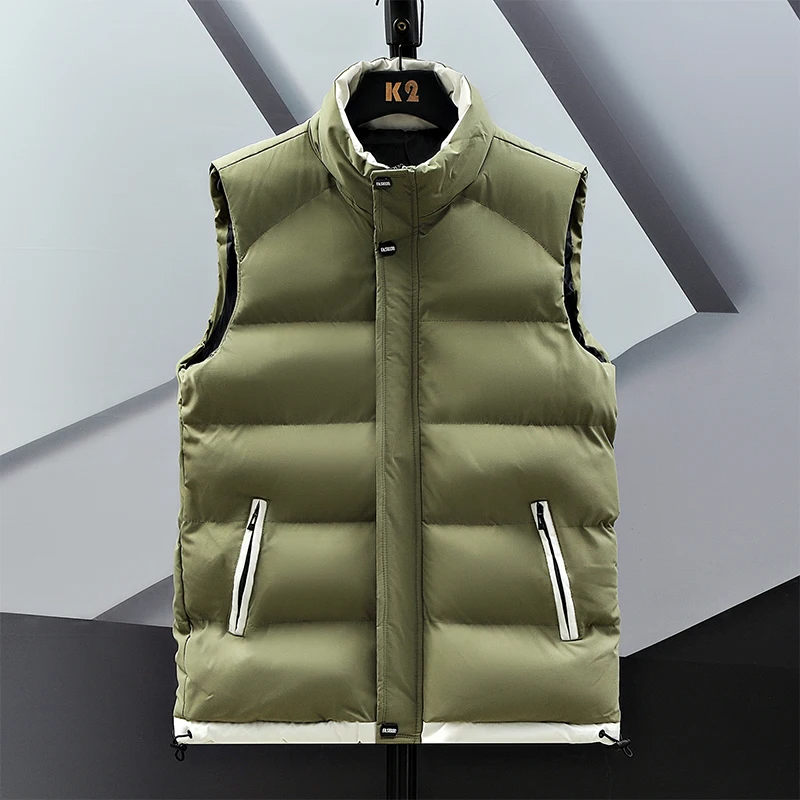 Liam Men’s Puffer Vest – Ultra-Lightweight Down-Vest with High Collar