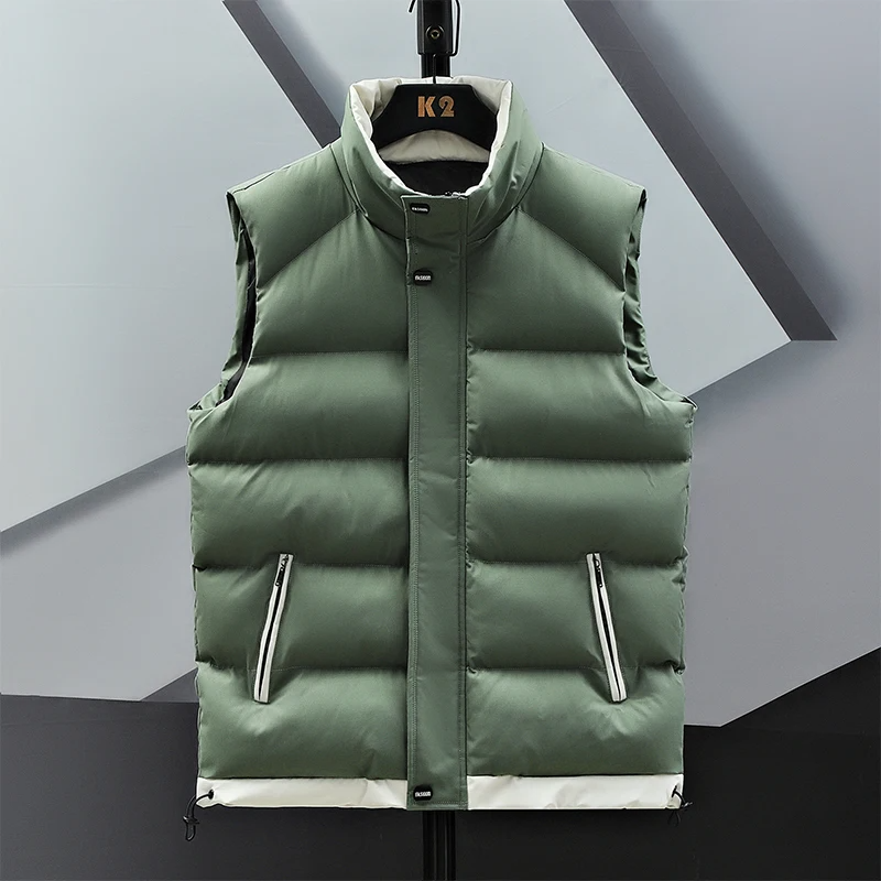 Liam Men’s Puffer Vest – Ultra-Lightweight Down-Vest with High Collar