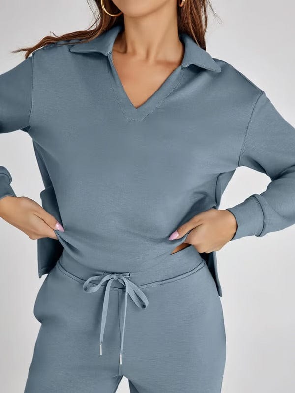 Nadine Matching Lounge Set – Soft Knit Cotton with Relaxed Fit