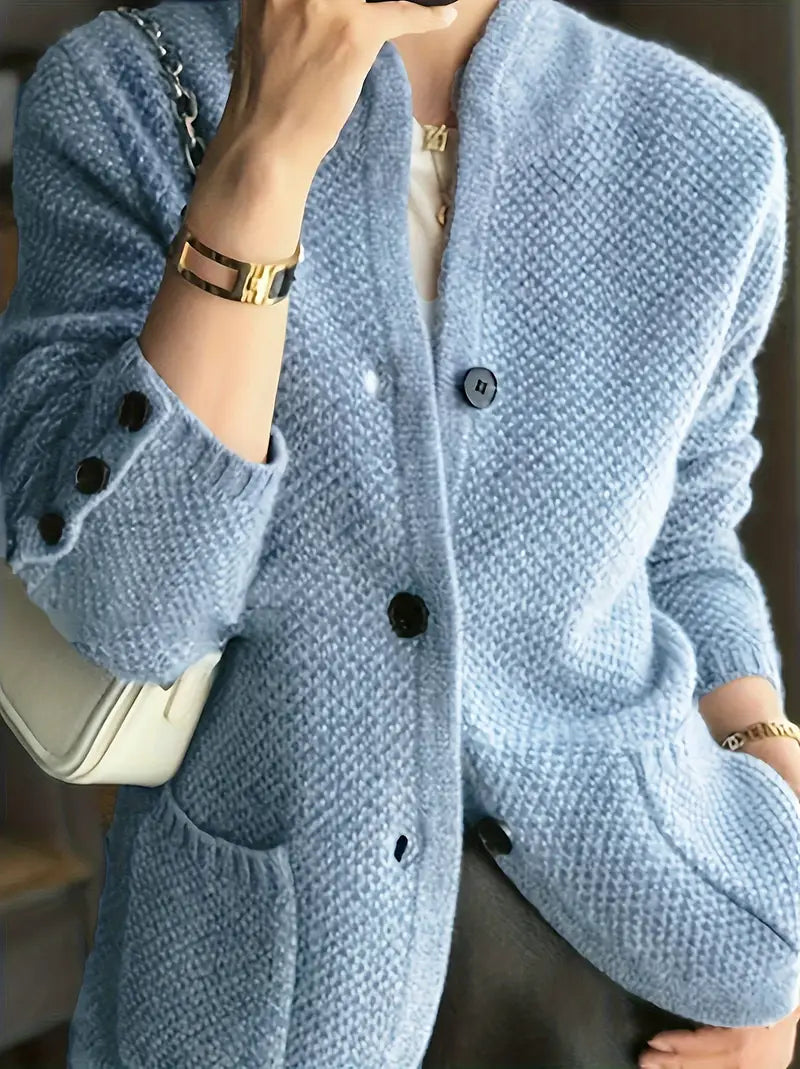Margotte Women’s Knit Cardigan – Soft Classic Button-Up Cardigan