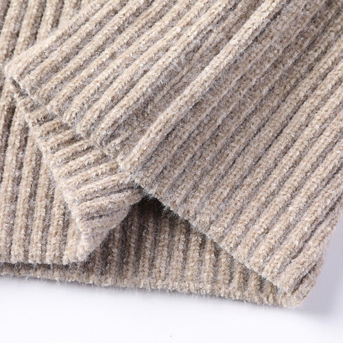 Hudson Men’s Turtleneck Sweater – Structured Ribbed Knit Winter Pullover