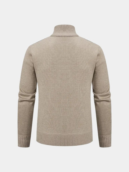 Adrian Men’s Cashmere Sweater – Luxurious Knit with Cross & Crown Design for Autumn
