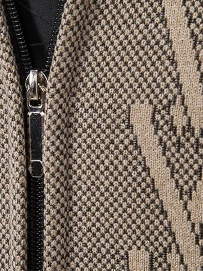 Adrian Men’s Cashmere Sweater – Luxurious Knit with Cross & Crown Design for Autumn