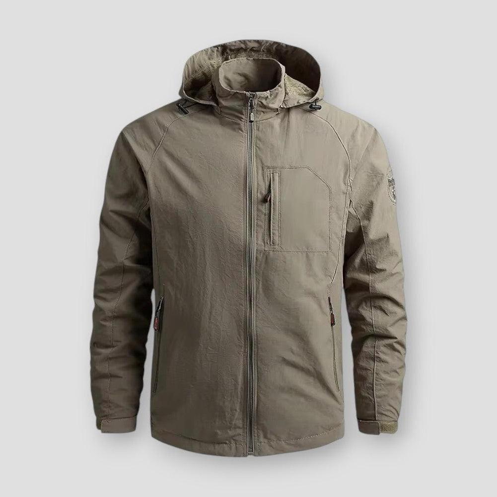 Logan Men’s Hooded Jacket – Waterproof Windbreaker Jacket