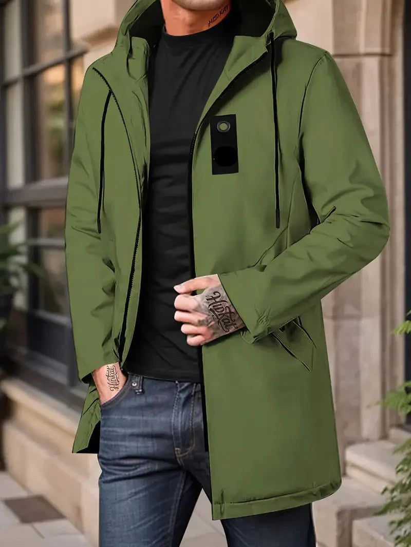Dublin Men’s Hooded Windbreaker Jacket – Lightweight Weather-Resistant Jacket