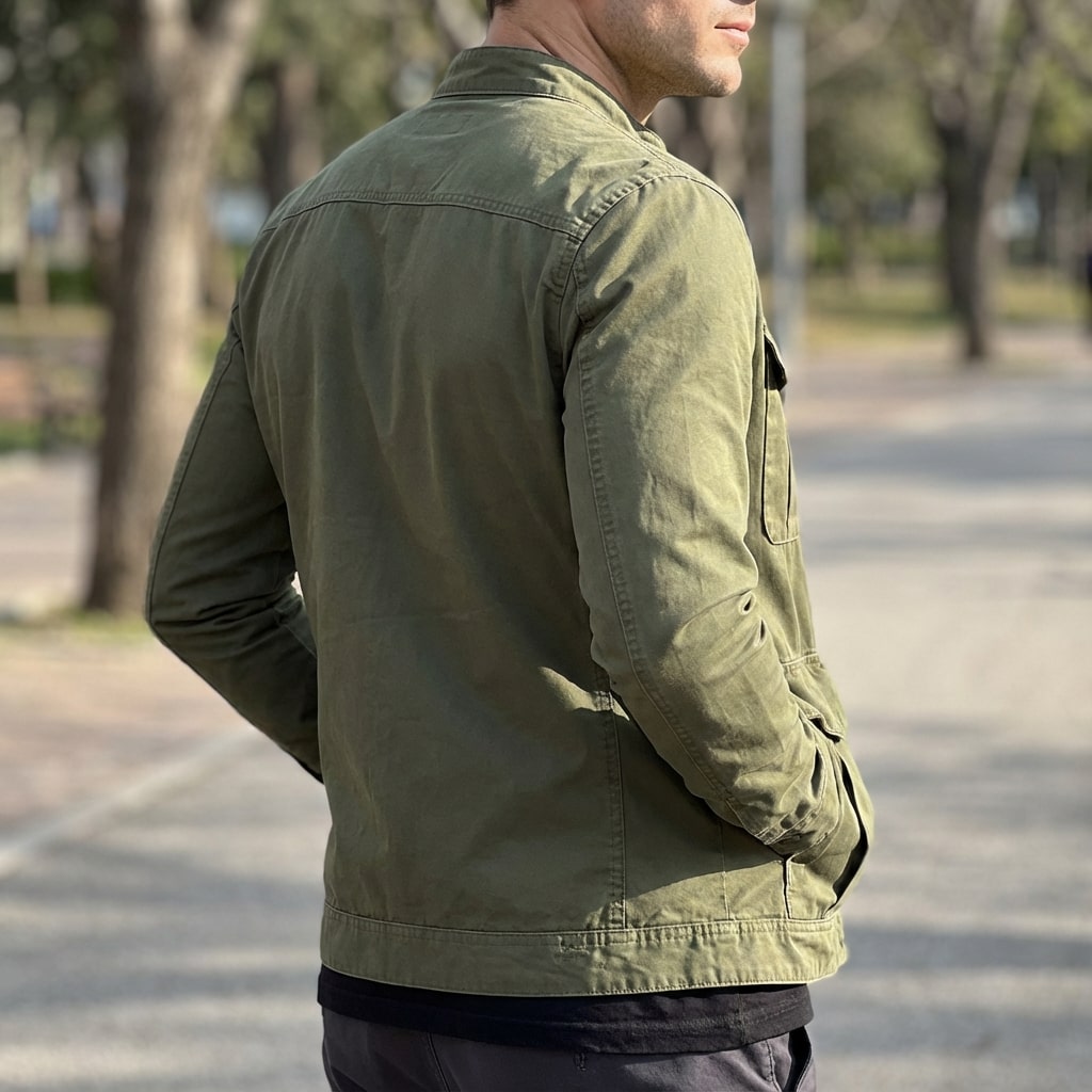 Vicente Men’s Cotton Jacket – Retro Style Casual Jacket