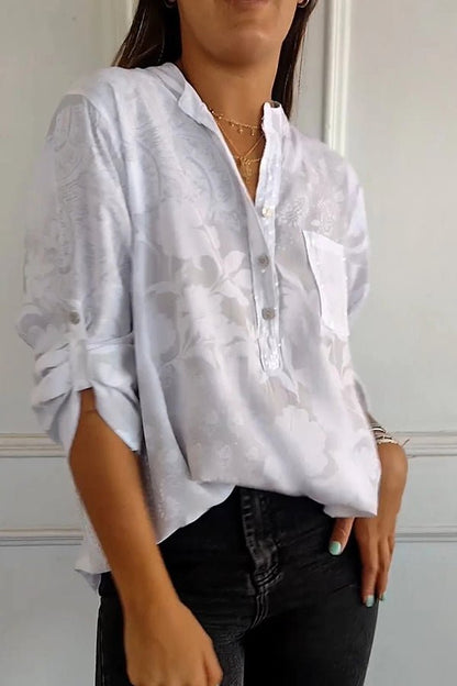Stella Elegant Sequin Blouse – Lightweight Polyester with Relaxed Fit