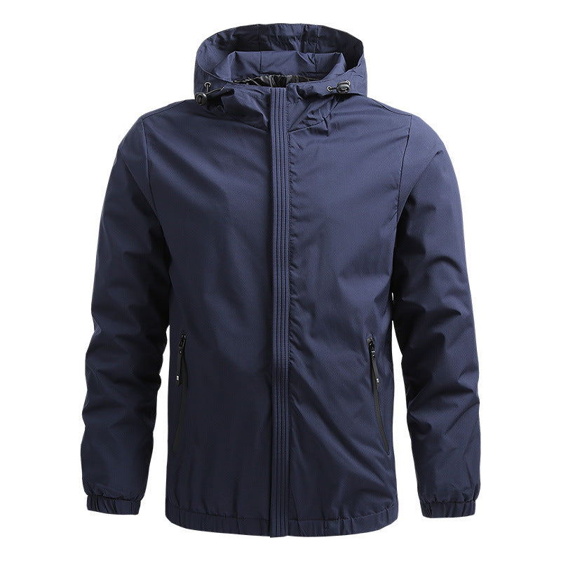 Davis Men’s Waterproof Jacket – Lightweight Outdoor Raincoat