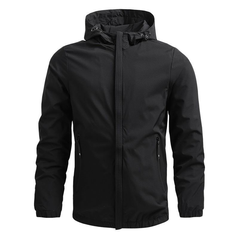 Davis Men’s Waterproof Jacket – Lightweight Outdoor Raincoat