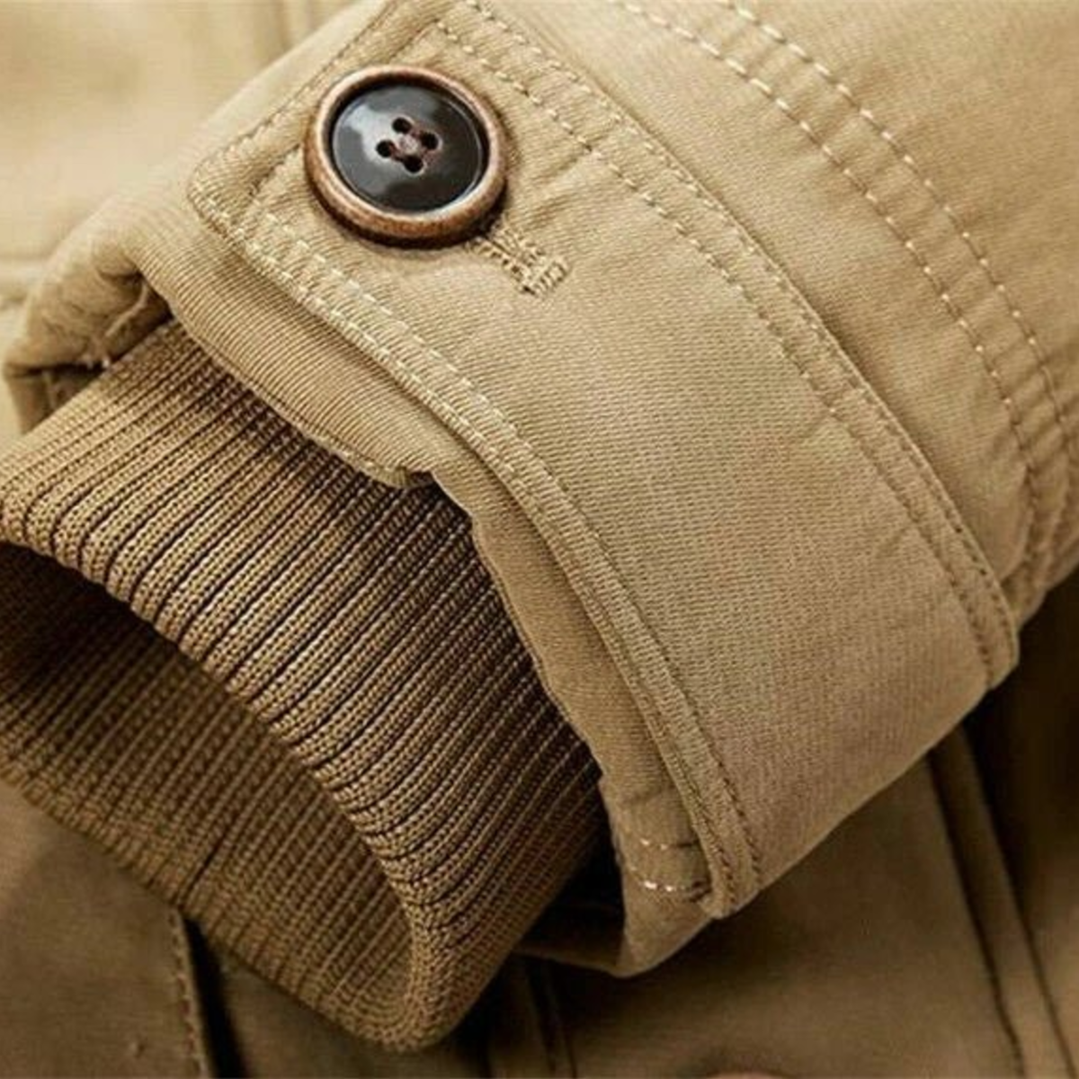 Howard Men’s Winter Jacket – Heavy-Duty Cotton Parka Jacket with Thermal Fleece Lining