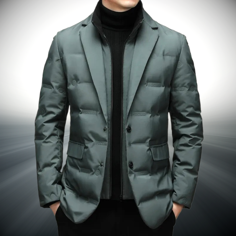 Dustin Men’s Windbreaker Jacket – Waterproof Lightweight Duck-Down Jacket