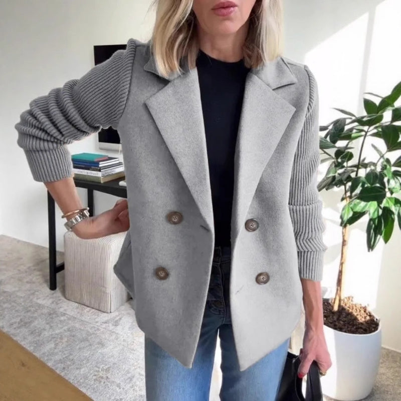 Alona Women’s Sweater Blazer – Double-Knit Cardigan Jacket
