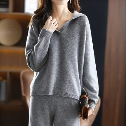 Cristy Cashmere Lounge Set – Premium Soft Relaxed Fit Loungewear