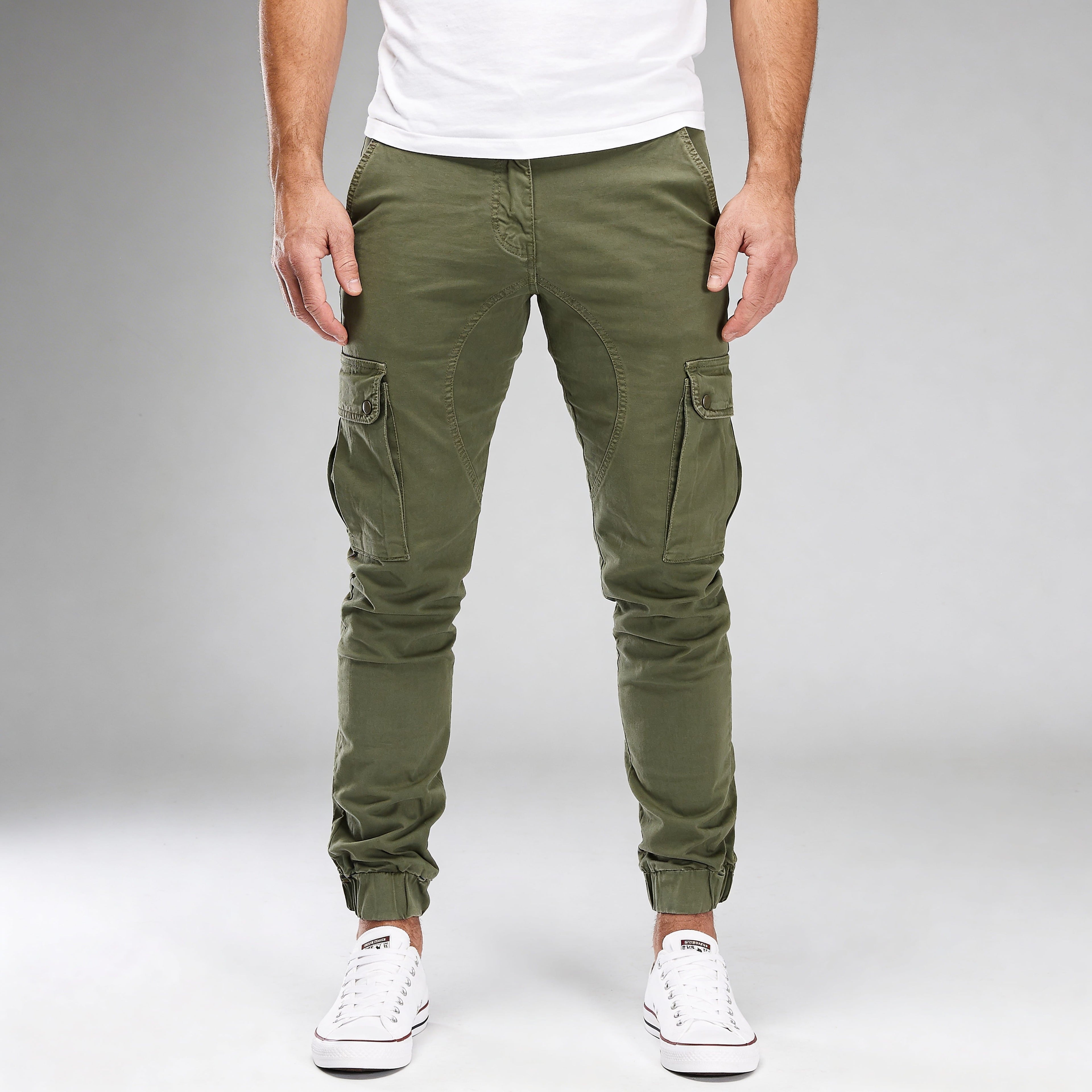 Rafael Cotton Blend Pants – Relaxed Utility Stretch Urban Trousers