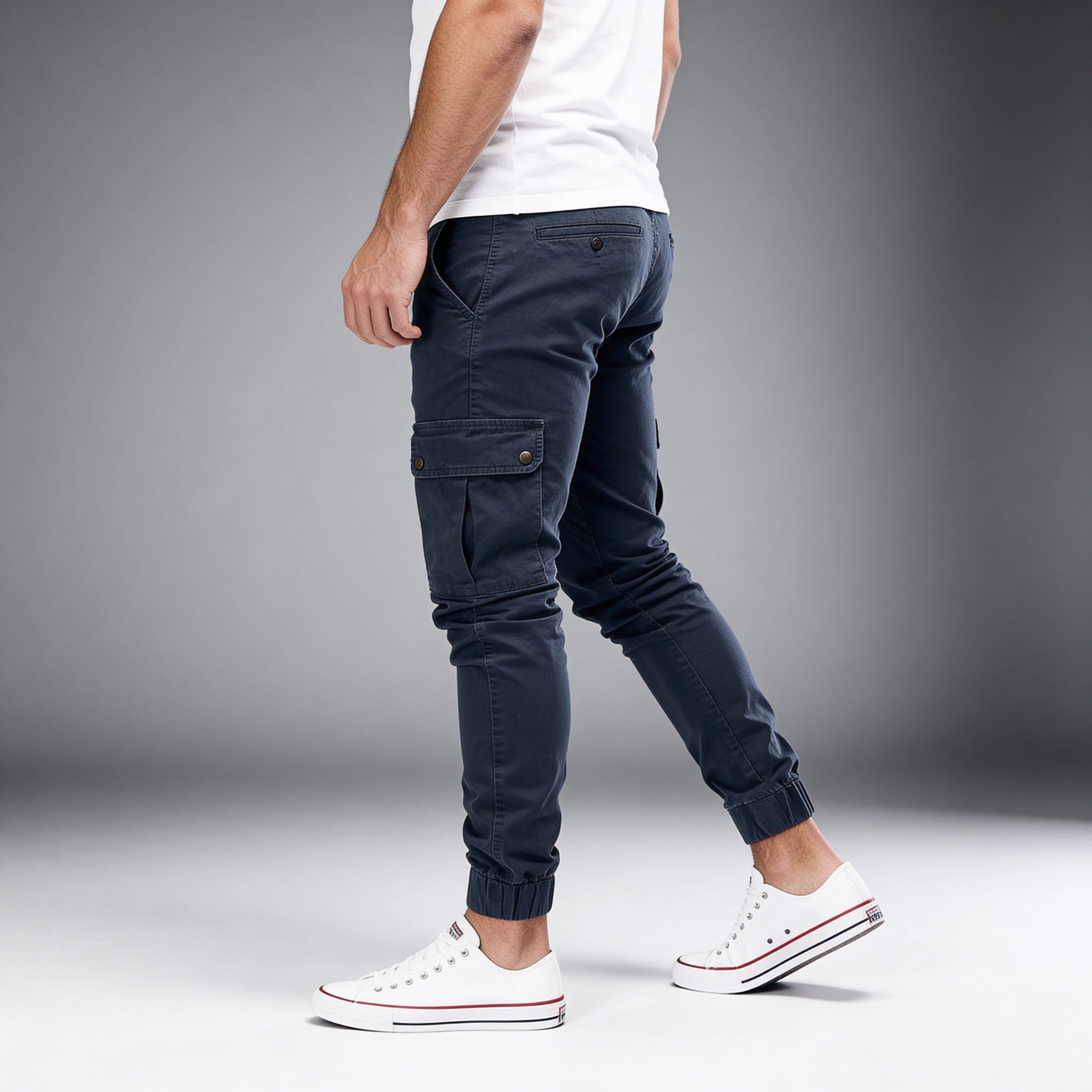 Rafael Cotton Blend Pants – Relaxed Utility Stretch Urban Trousers