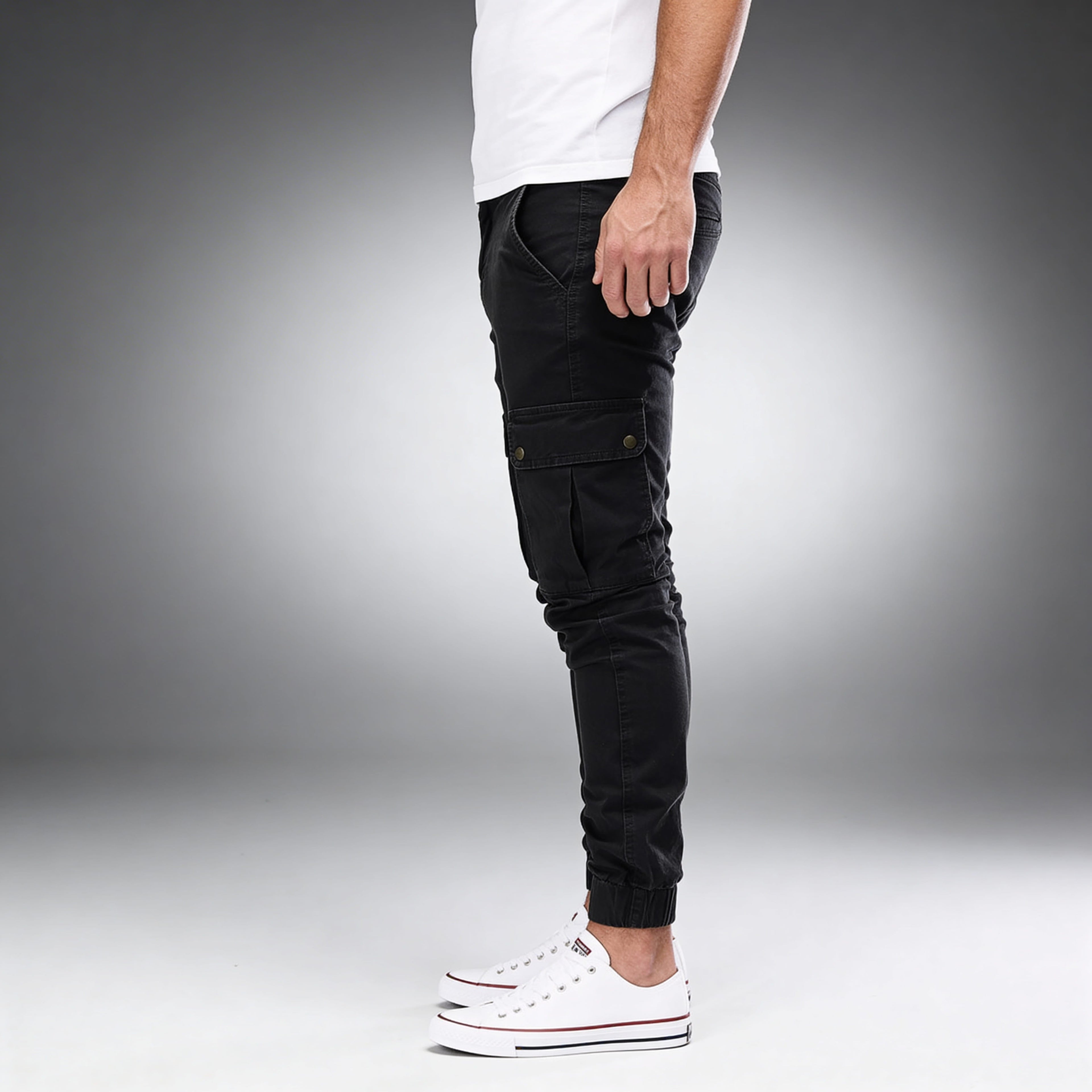 Rafael Cotton Blend Pants – Relaxed Utility Stretch Urban Trousers