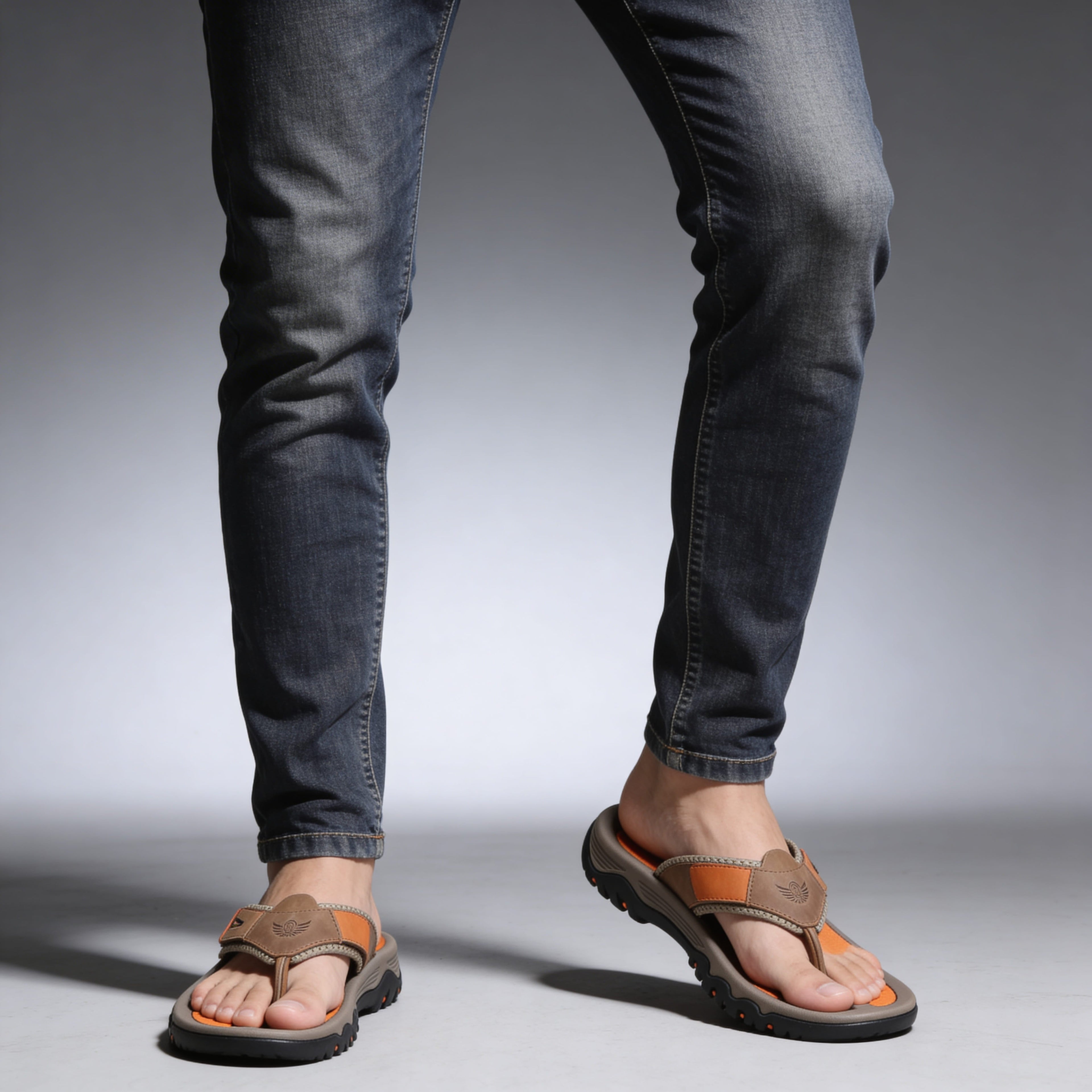 Ruben Genuine Leather Sandals – Cushioned Breathable Summer Footwear