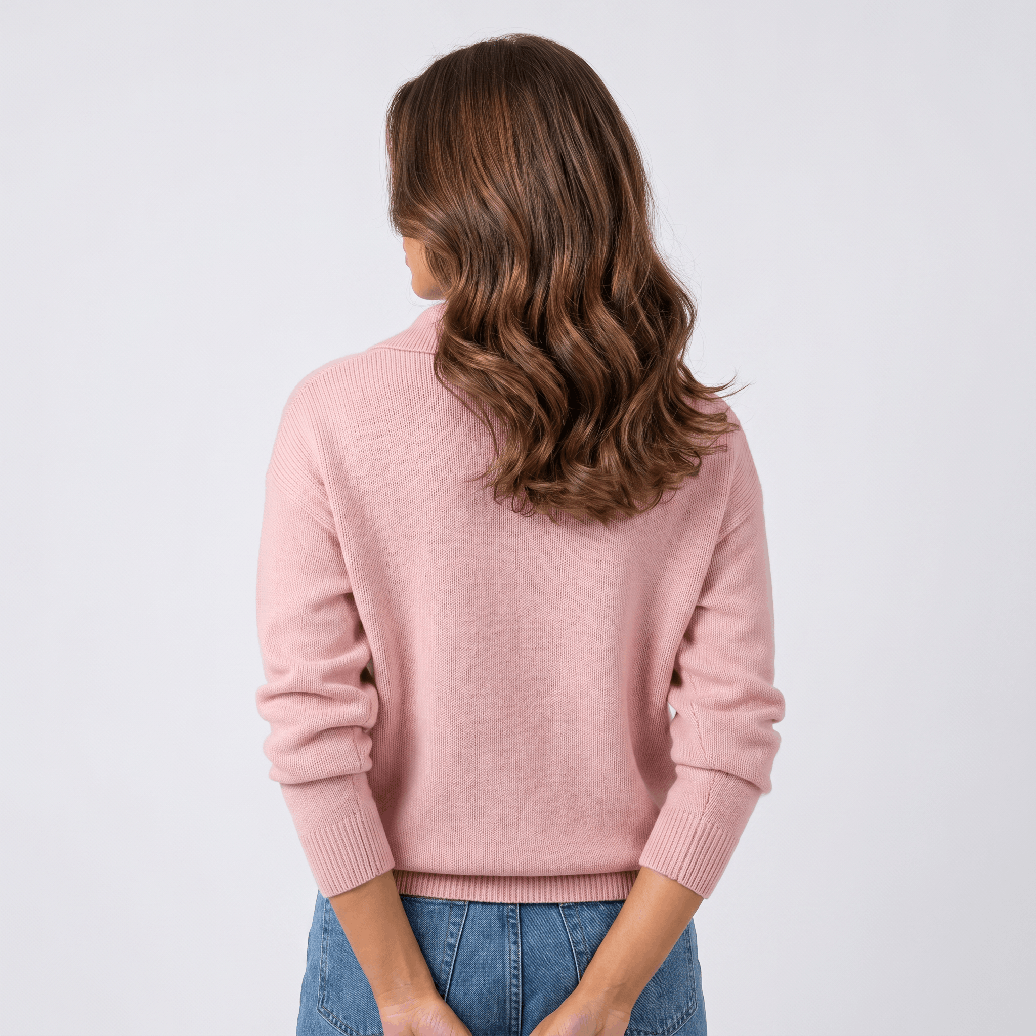Marianne Knit Sweater – Shawl Collar Relaxed Pullover Top