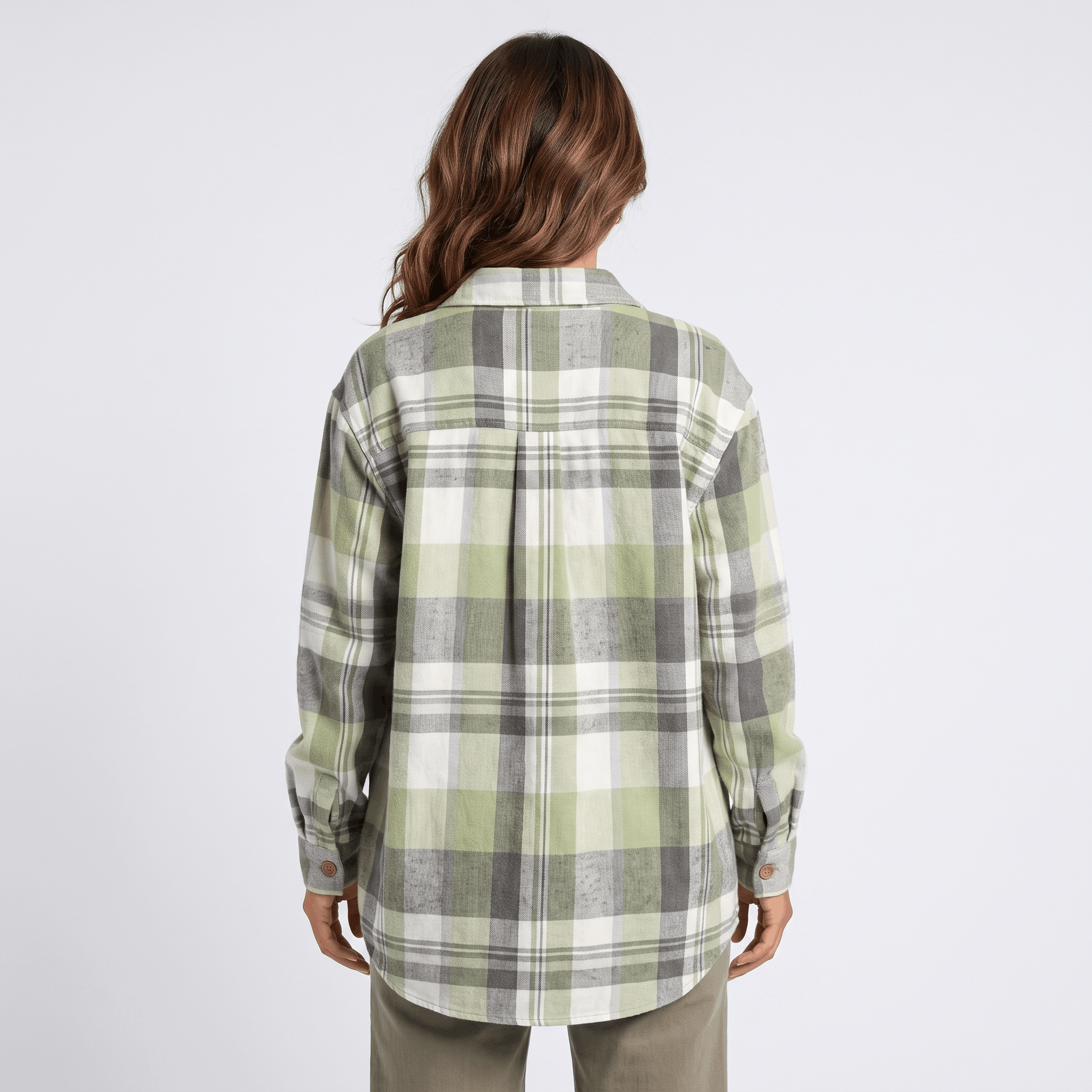 Elodie Plaid Shacket – Women's Brushed Flannel Jacket