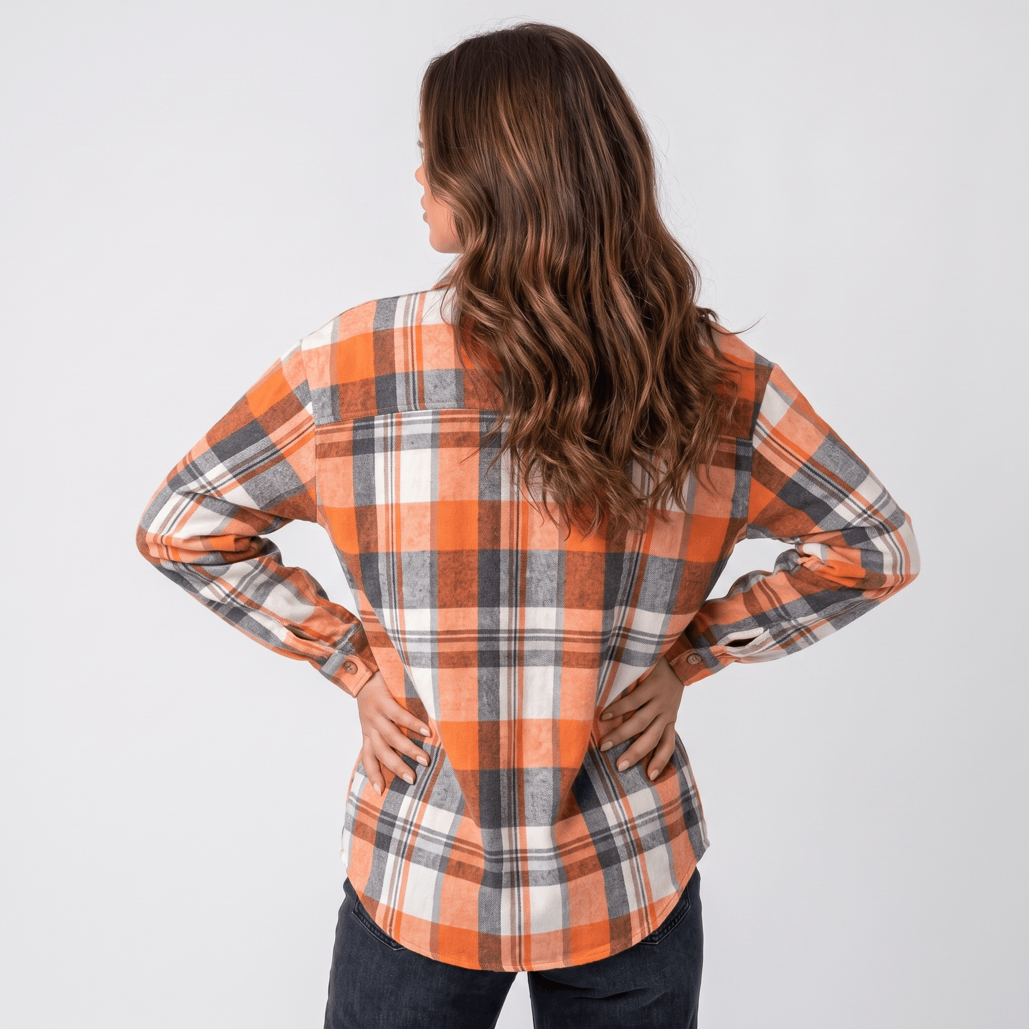 Elodie Plaid Shacket – Women's Brushed Flannel Jacket