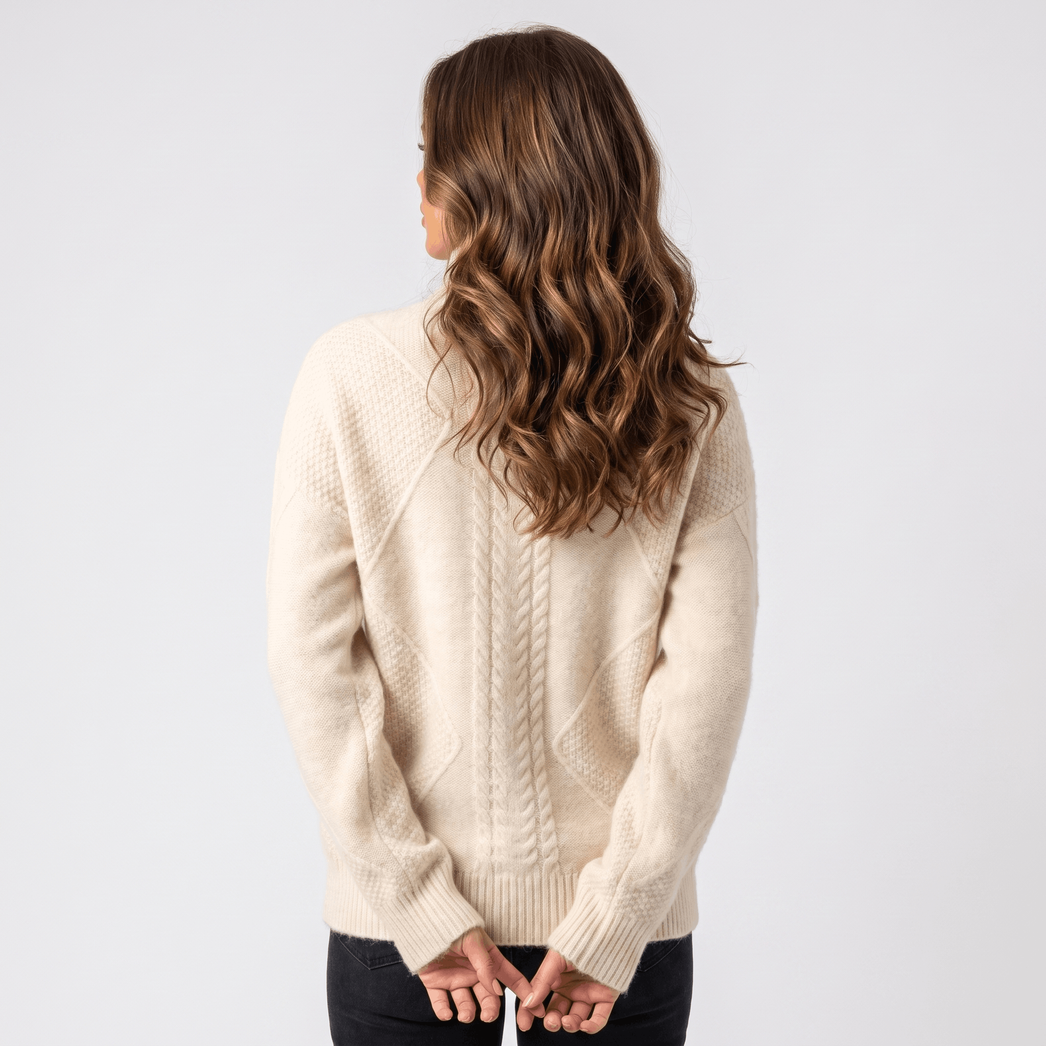 Elliot Cable Knit Turtleneck Sweater – Soft Warm Pullover