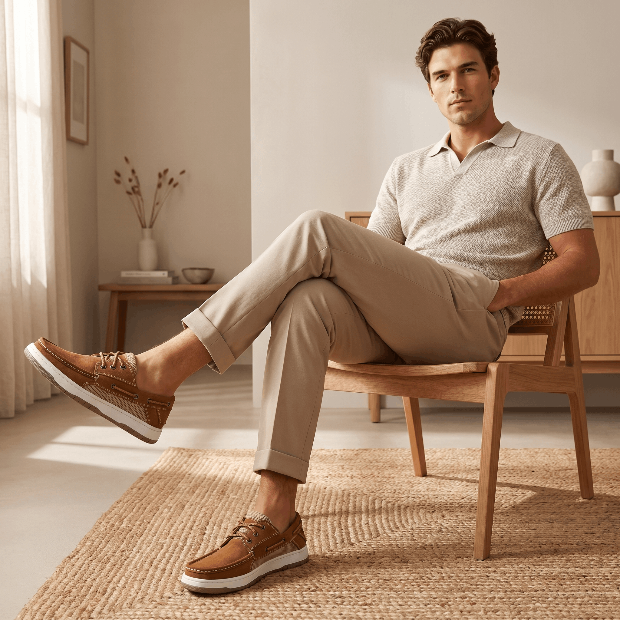 Mariano Suede Boat Shoes – Men's Breathable Deck Shoes