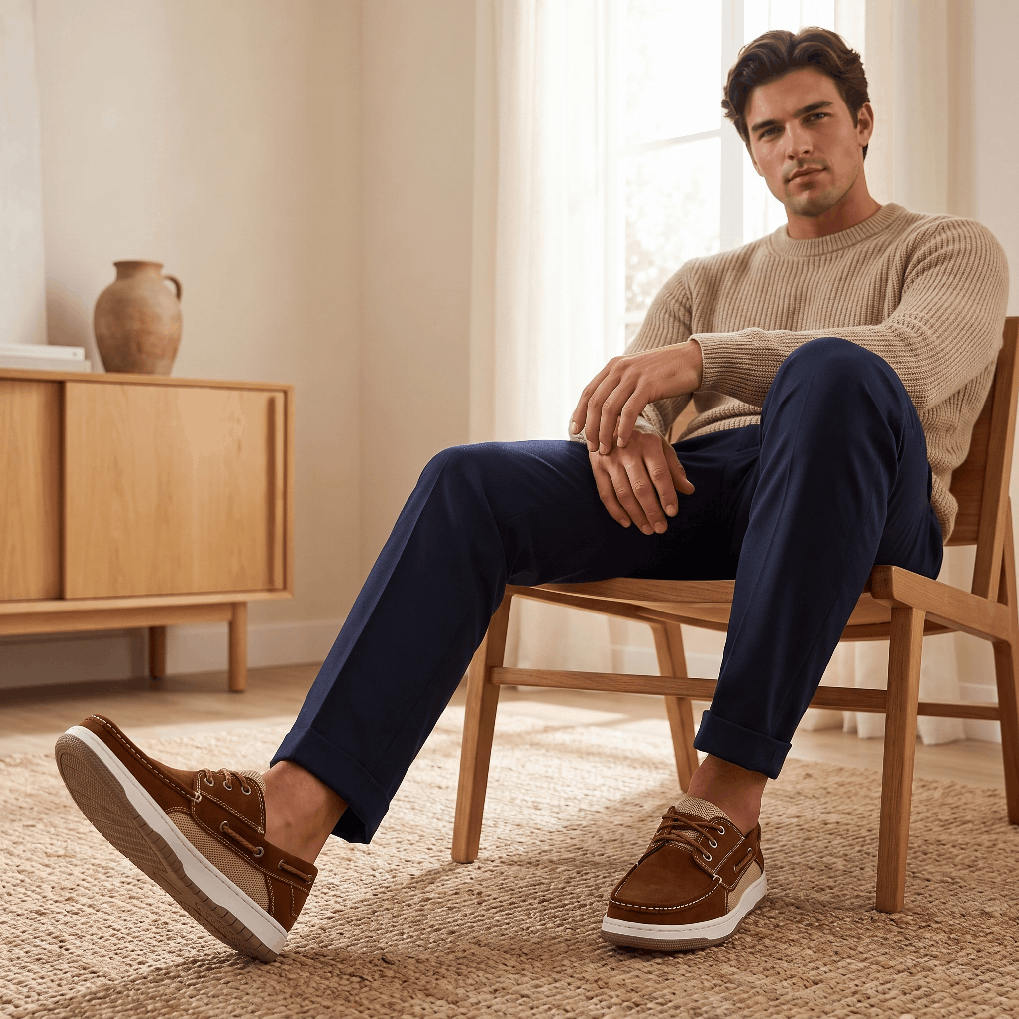 Mariano Suede Boat Shoes – Men's Breathable Deck Shoes