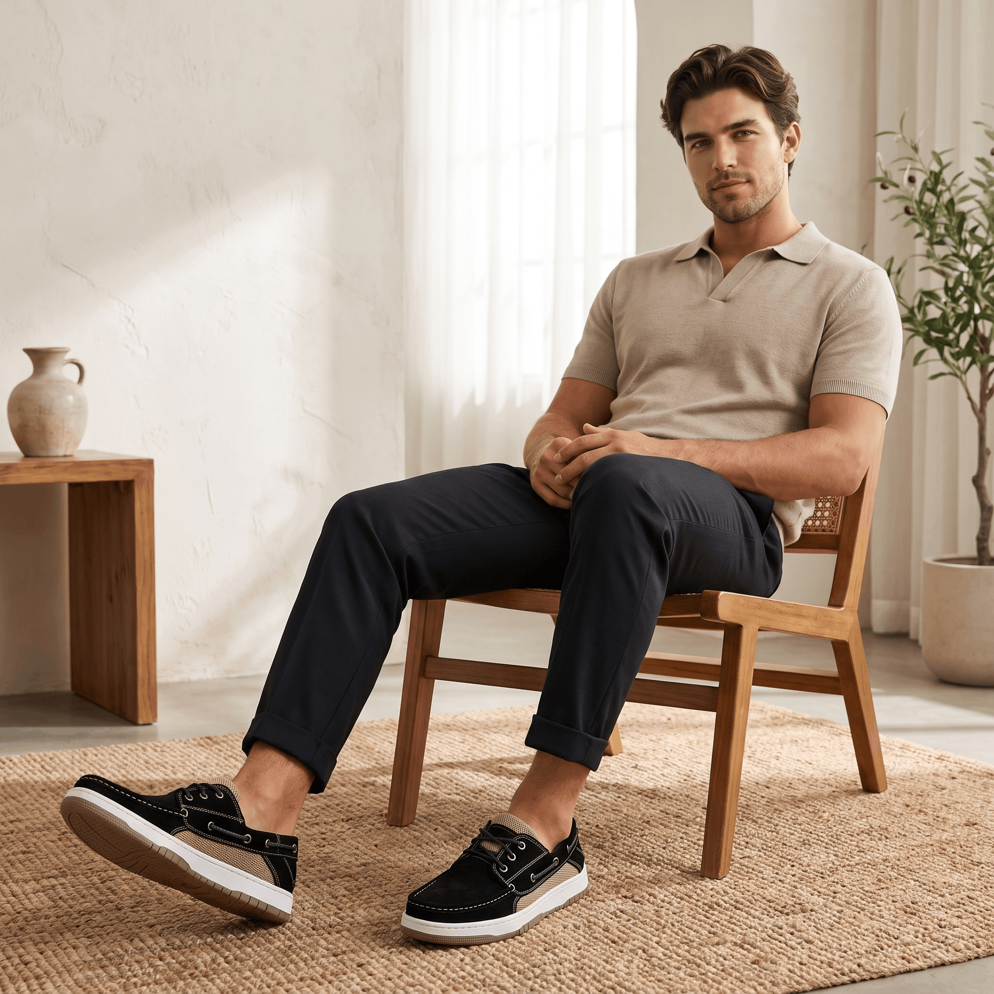 Mariano Suede Boat Shoes – Men's Breathable Deck Shoes