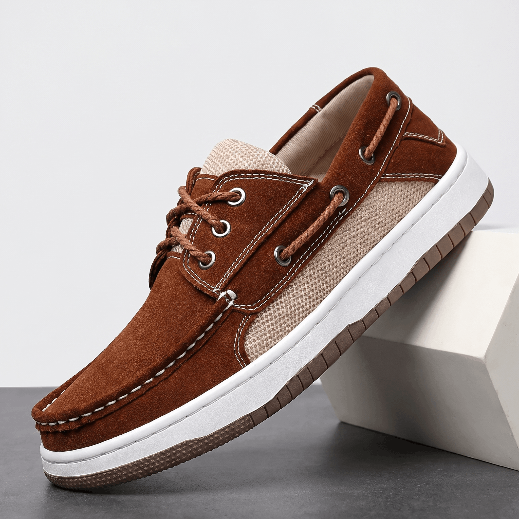 Mariano Suede Boat Shoes – Men's Breathable Deck Shoes