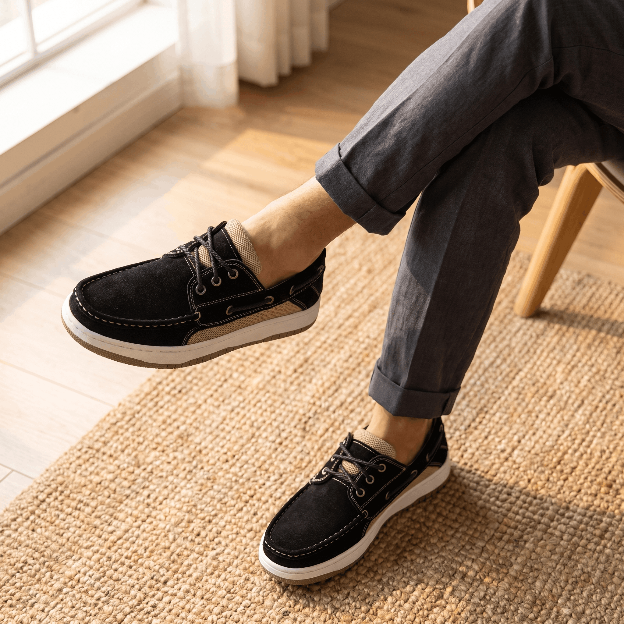 Mariano Suede Boat Shoes – Men's Breathable Deck Shoes