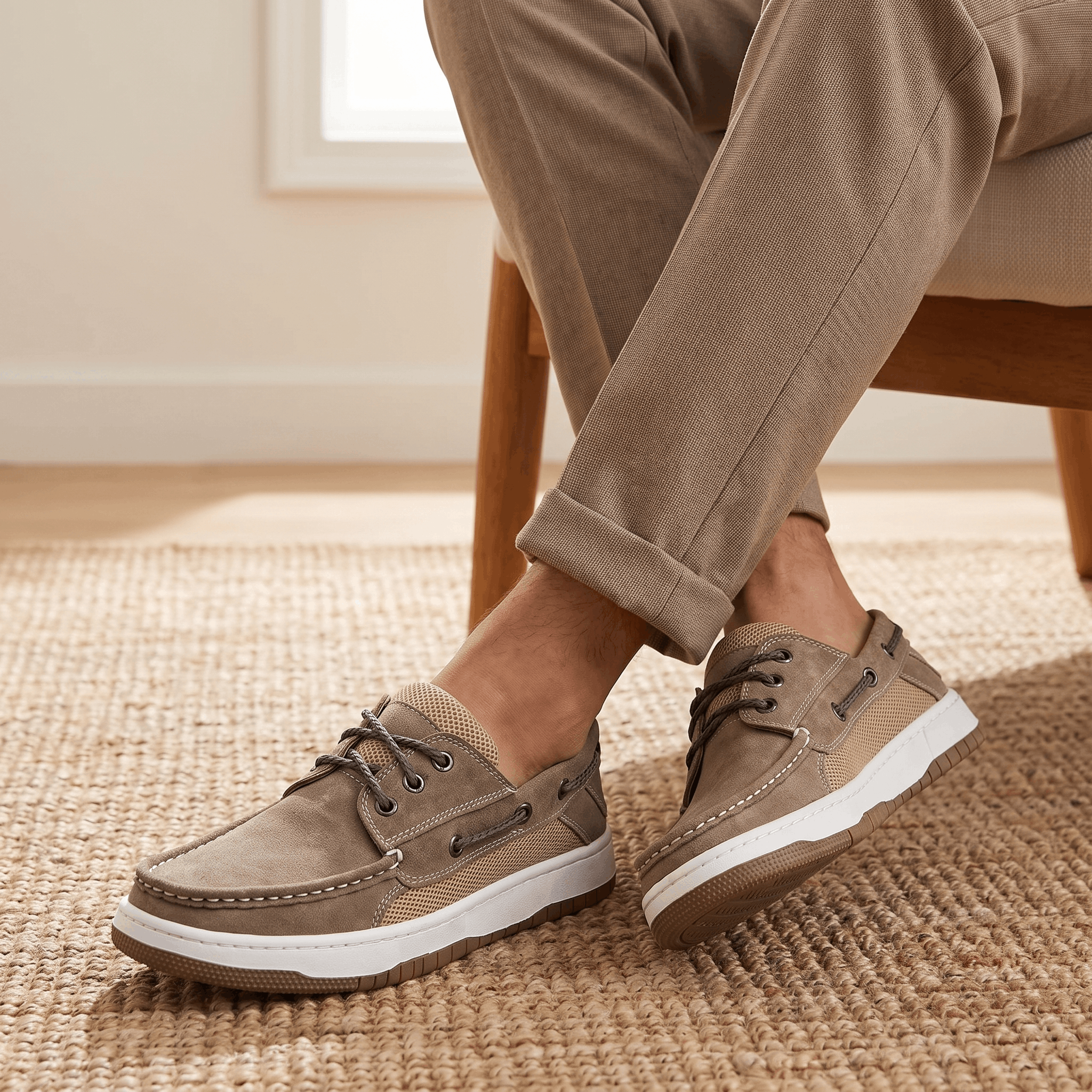 Mariano Suede Boat Shoes – Men's Breathable Deck Shoes