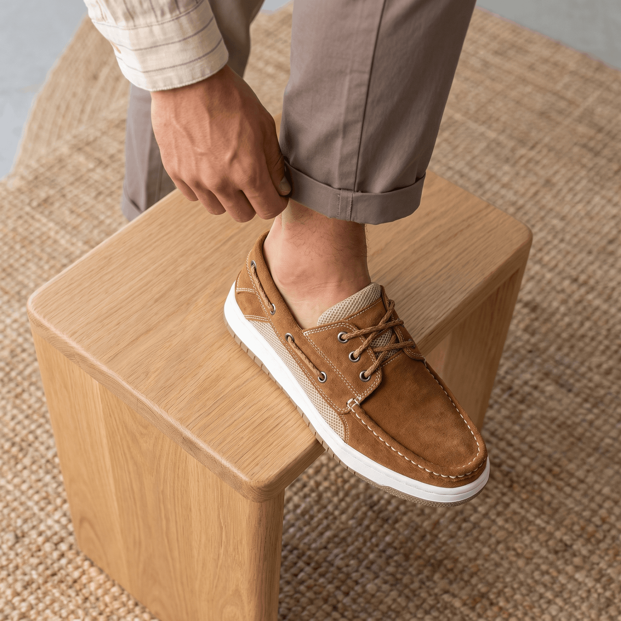 Mariano Suede Boat Shoes – Men's Breathable Deck Shoes