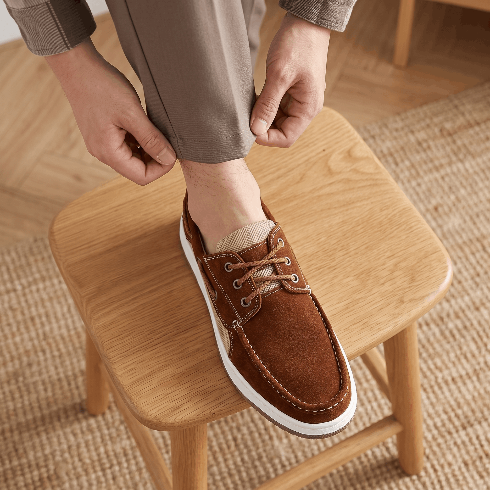 Mariano Suede Boat Shoes – Men's Breathable Deck Shoes