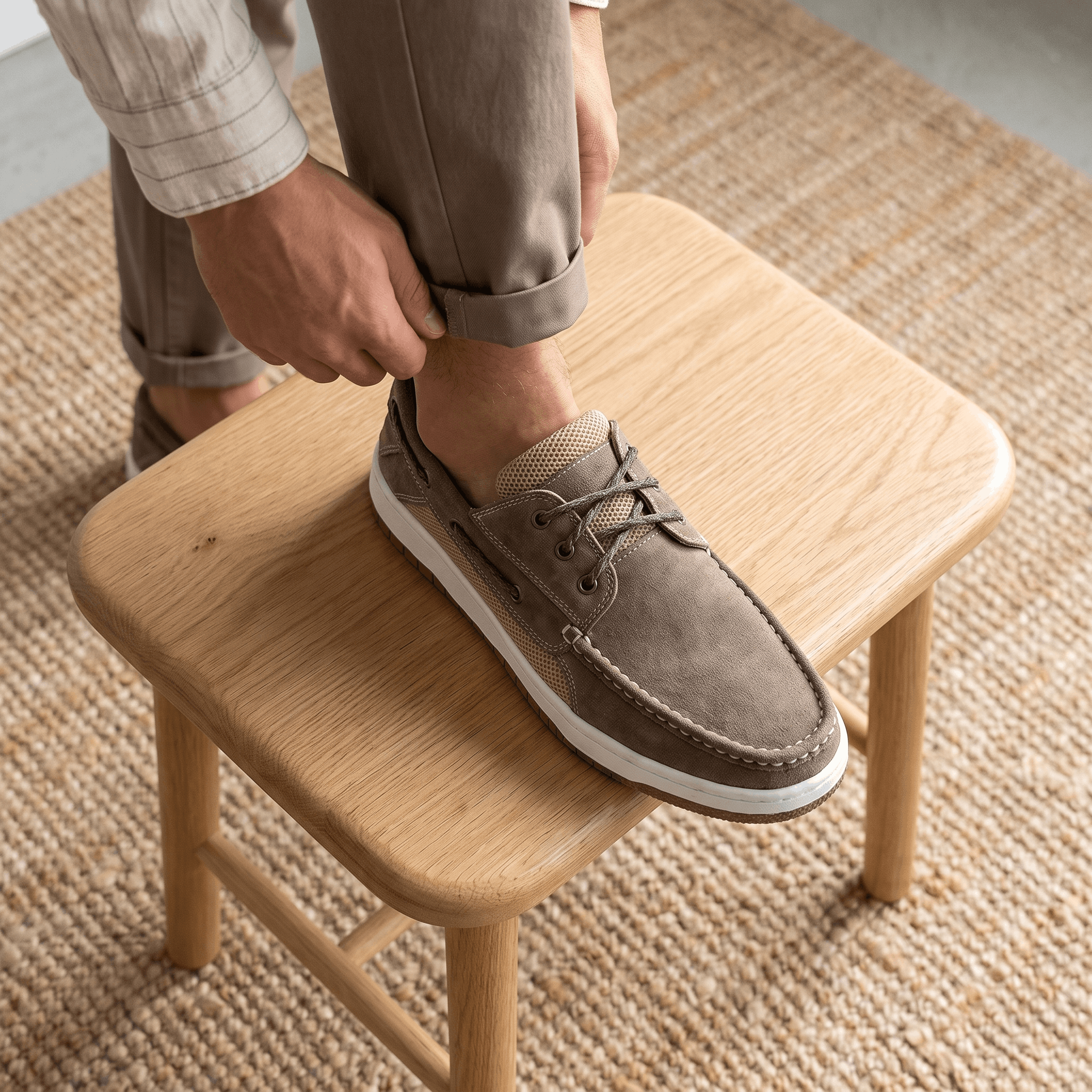 Mariano Suede Boat Shoes – Men's Breathable Deck Shoes