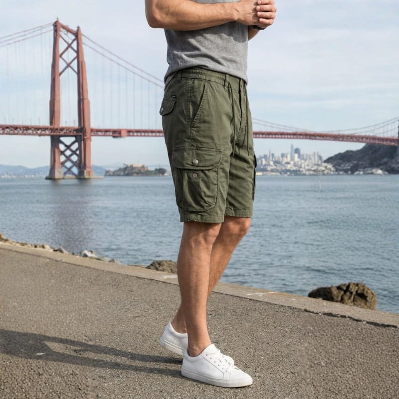 Federico Men’s Cotton Cargo Shorts